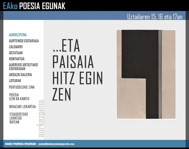 poesia egunak